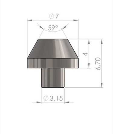Dimension drawing of orifice Type 27