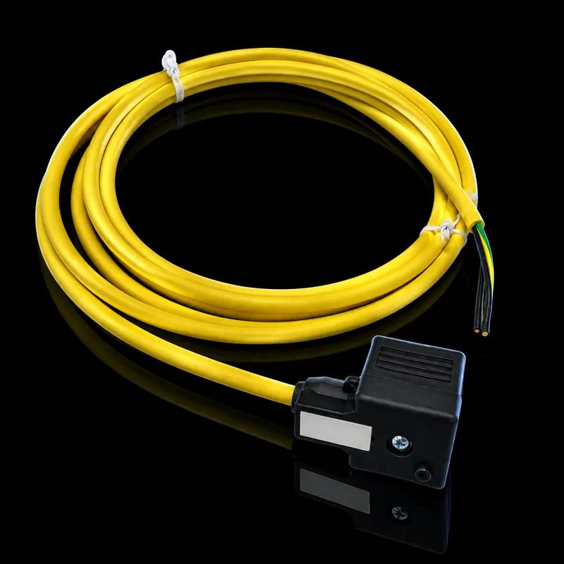 Din connector with cable, Pilot valve