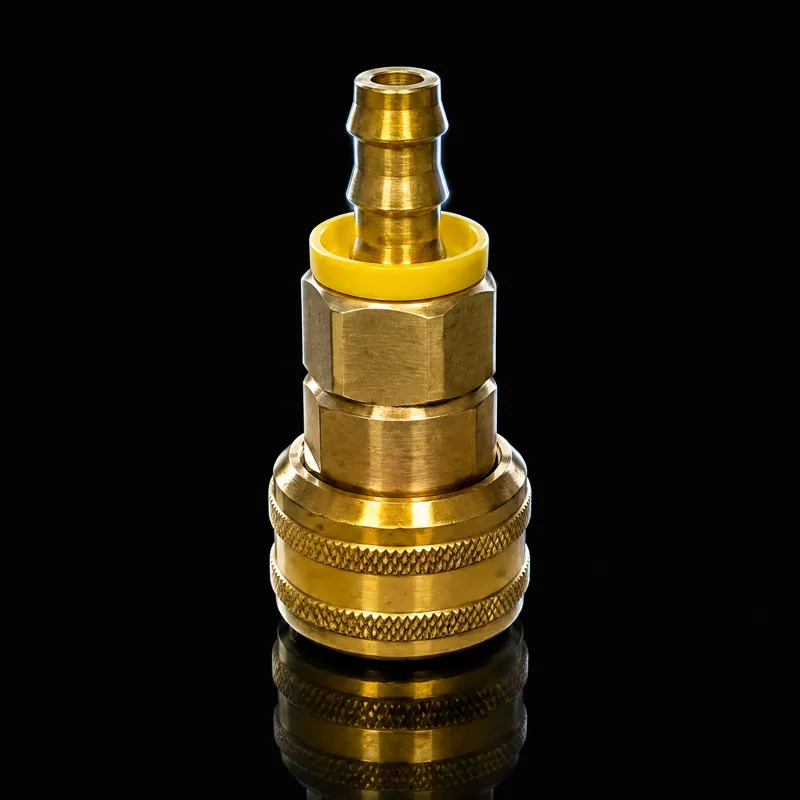 Coupling, Quick Disconnect, 3/8 Brass, A-0820-2